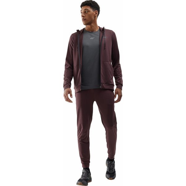 Bluza męska 4FWSS24TFSWM303 4F - brąz