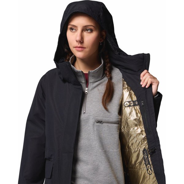 Kurtka damska parka Pulaski Columbia - black