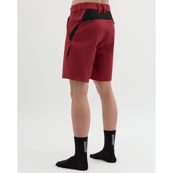 Spodenki rowerowe męskie Men Shorts Elvo Silvini - czerwony
