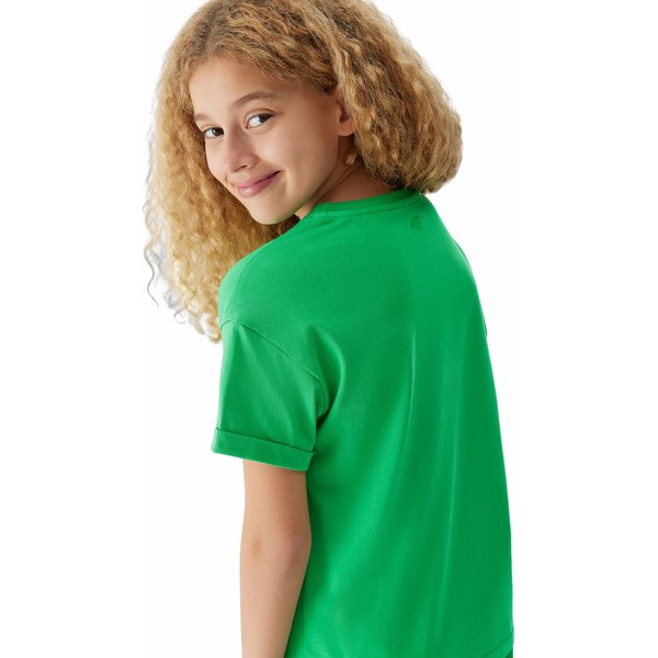 Koszulka dziewczęca 4FJAW23TTSHF0825 4F - zielony