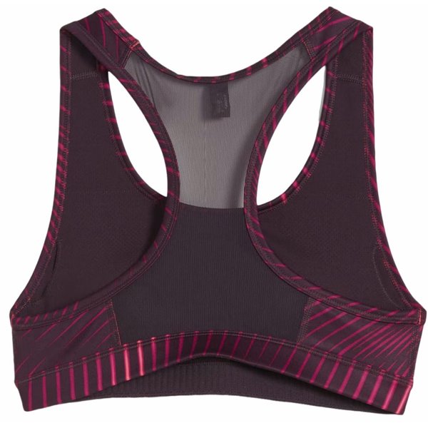 Biustonosz sportowy damski 4Keeps Puma - Midnight Plum-Run AOP