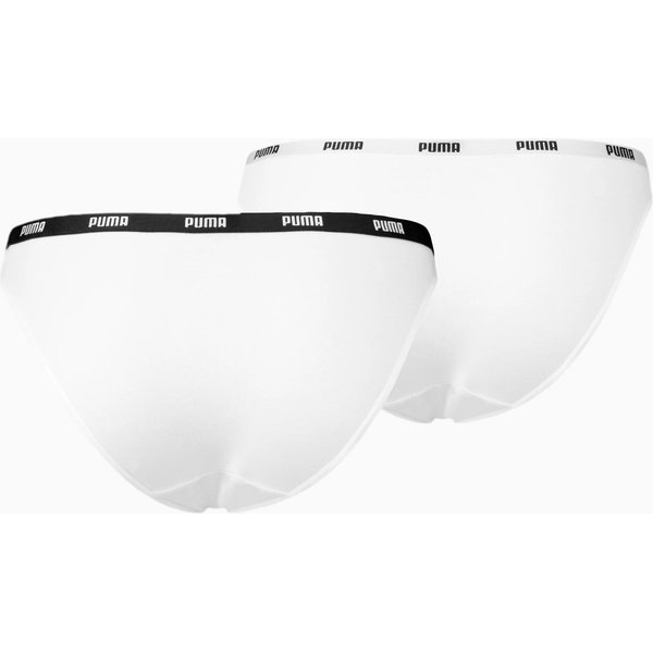 Majtki damskie Bikinis 2 pary Puma - białe