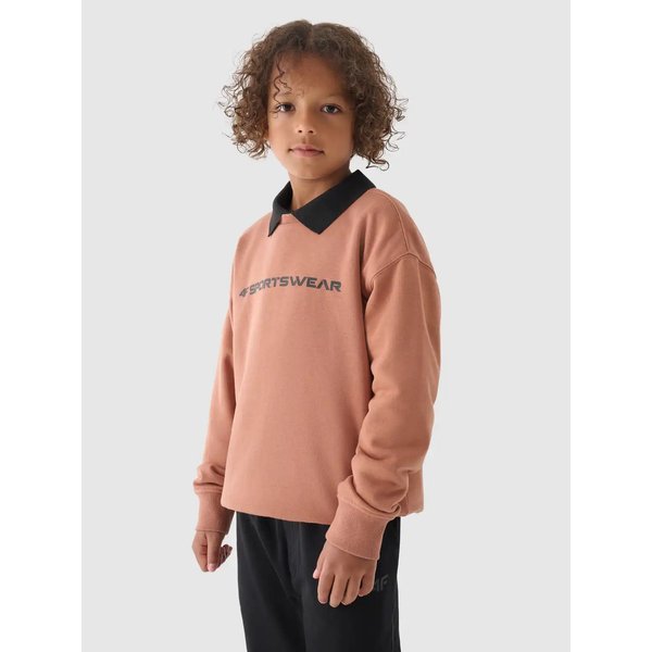 Bluza chłopięca TSWSM1224 4F - pudrowy koral