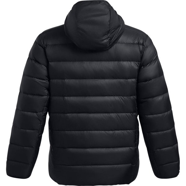 Kurtka puchowa męska Legend Down Hooded Jacket Under Armour - Black/Tech Blue