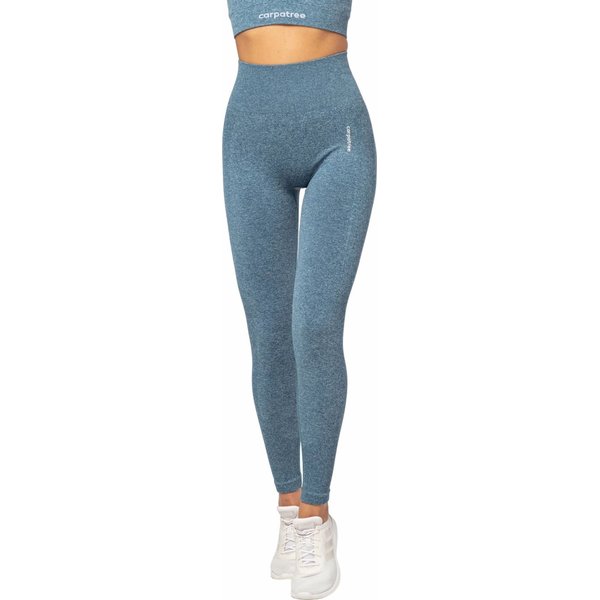 Legginsy bezszwowe damskie Allure Carpatree - Blue Melange