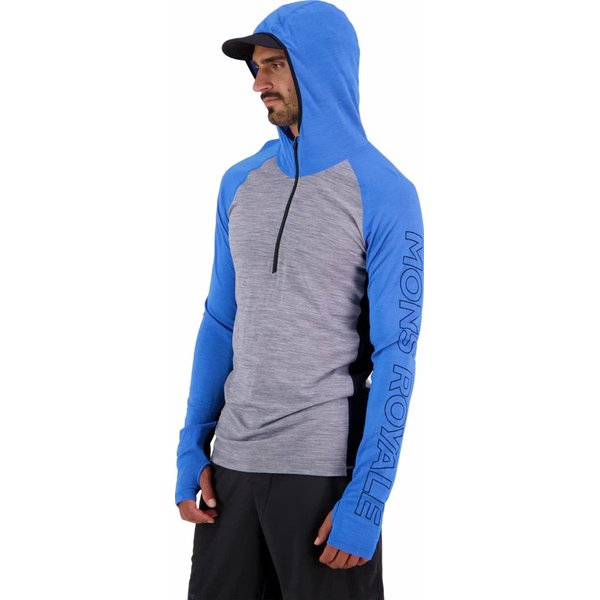 Bluza męska Temple Merino Air-Con Mons Royale - szara