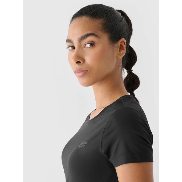 Koszulka damska TFTSF1011 4F - głęboka czerń