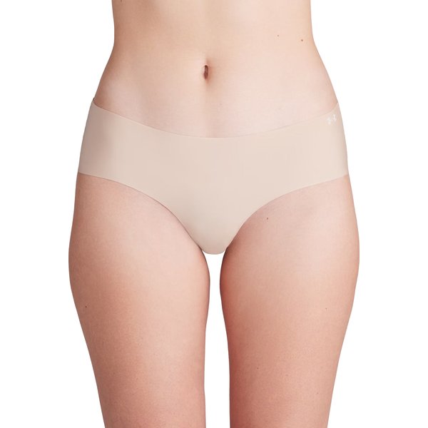 Majtki damskie Pure Stretch NS Hip 3 pary Under Armour - kremowe
