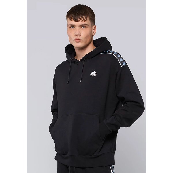Bluza męska Short Logo Stripe Kappa - Caviar