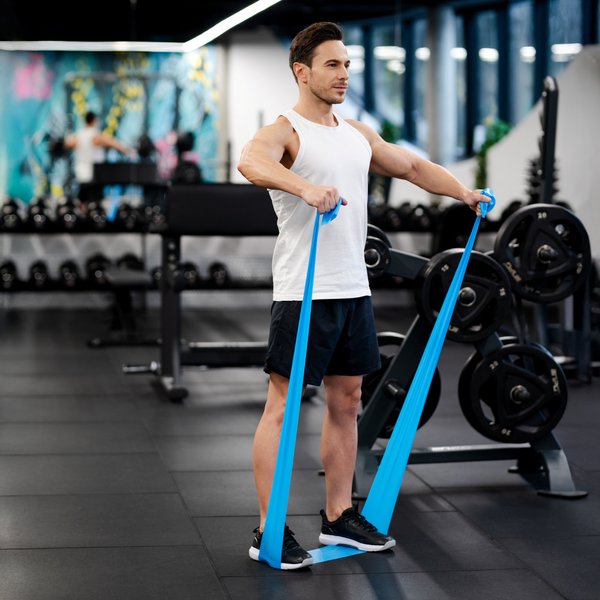 Zestaw taśm rehabilitacyjnych Flat Band 2,5-12,5kg 5szt. Gymtek