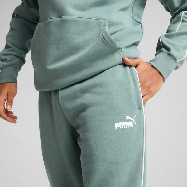 Spodnie dresowe męskie Sweatpants Sport Puma - Green Moon