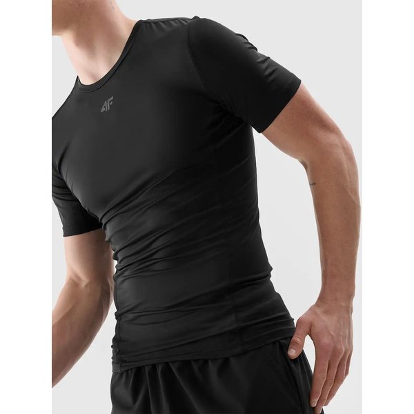 Koszulka męska TFTSM1345 4F - głęboka czerń