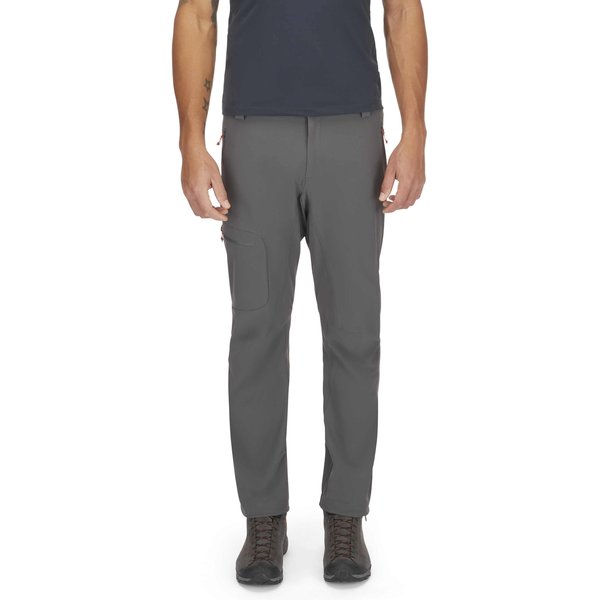 Spodnie trekkingowe męskie Incline Pants Rab - Graphene