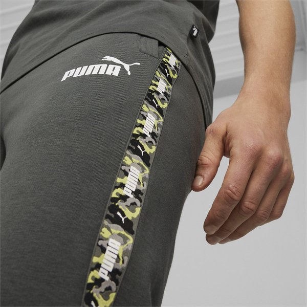 Spodnie dresowe męskie Ess Tape Camo Puma - Mineral Gray