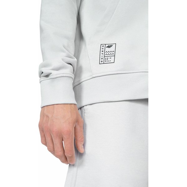 Bluza męska 4FSS23TSWSM267 4F - ciepły szary