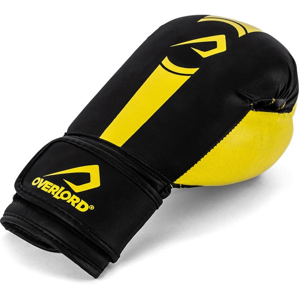 Rękawice bokserskie juniorskie Boxer Overlord - żółty