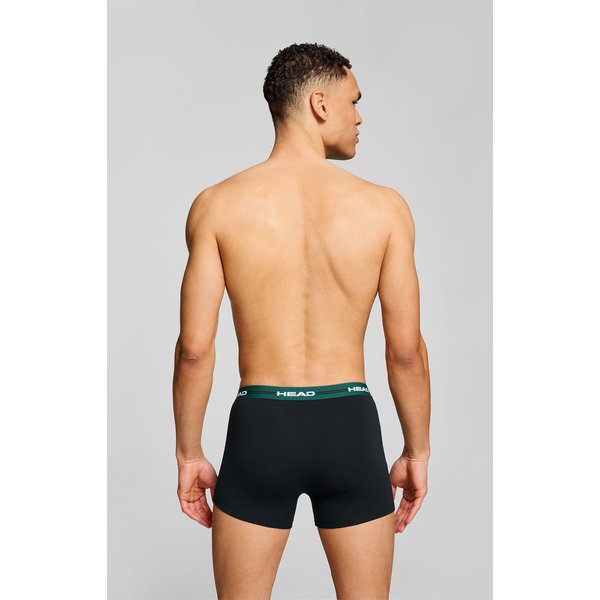 Bokserki męskie Elastic Boxer 2 pary Head - black/green