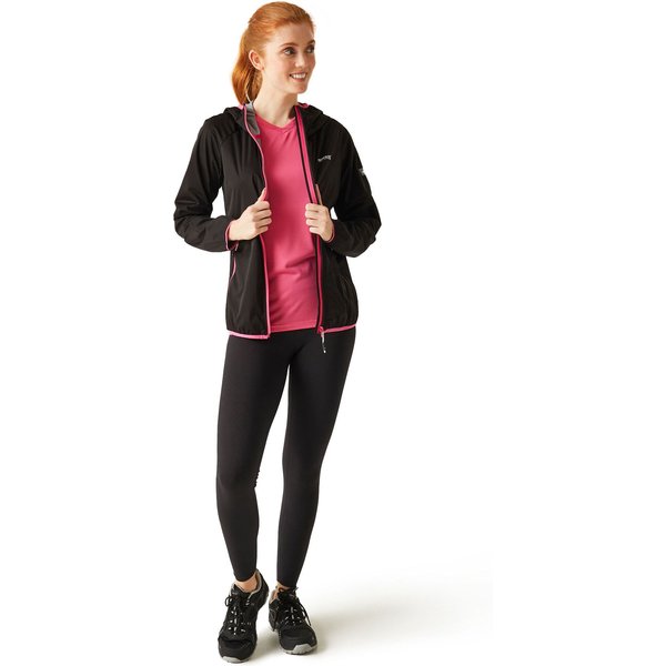 Kurtka damska Tarvos VI Regatta - Black (Flamingo Pink)