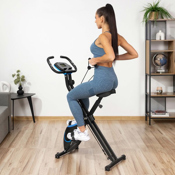 Rower magnetyczny składany FX600 Gymtek - FX600 niebieski