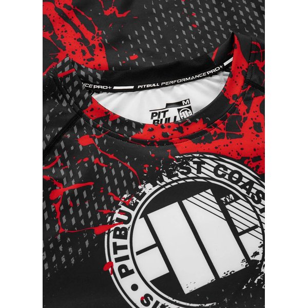 Longsleeve męski Mens Rash Longsleeve Net Camo 2 Pitbull West Coast - czarny