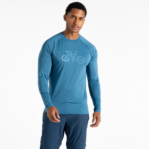 Longsleeve męski Tech II Tee Dare2B - Bluesteel
