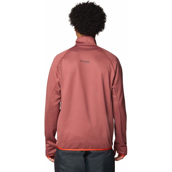 Polar męski Triple Canyon Grid Fleece FZ II Columbia - Spice Heather, Spicy