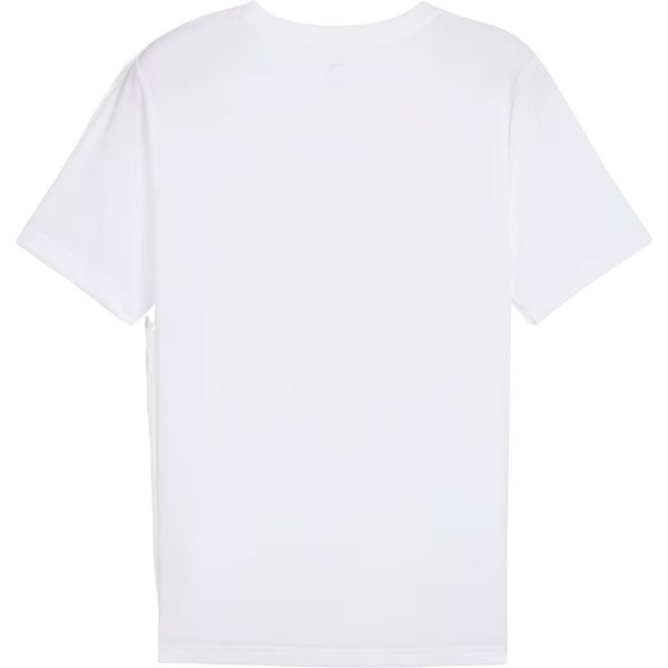 Koszulka męska Essentials Small Logo Poly Tee Puma - white
