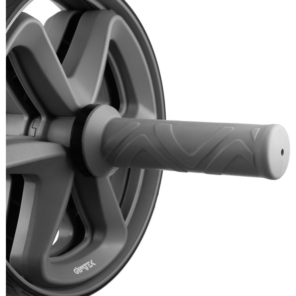 Wałek, kółko do ćwiczeń podwójne Gymtek - podwójne, czarne