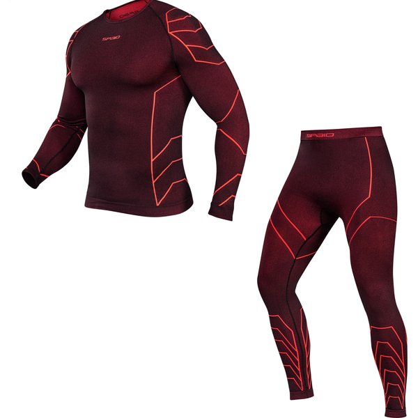 Bielizna termoaktywna męska Rapid Spaio - czerwona