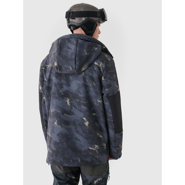 Kurtka snowboardowa męska TTJAM510 4F - multikolor allover