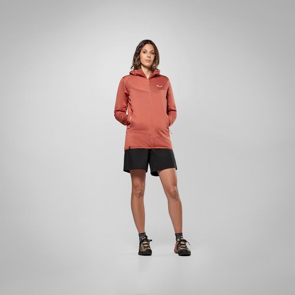 Bluza damska Puez Altavia Polarlite Salewa - etruscan red