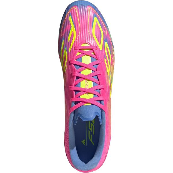 Buty piłkarskie, korki F50 League FG/MG Adidas - Lucid Pink/Lucid Lemon/Blue Fusion