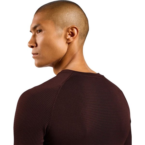 Longsleeve termoaktywny męski Performance Warm Eco Odlo - fudge