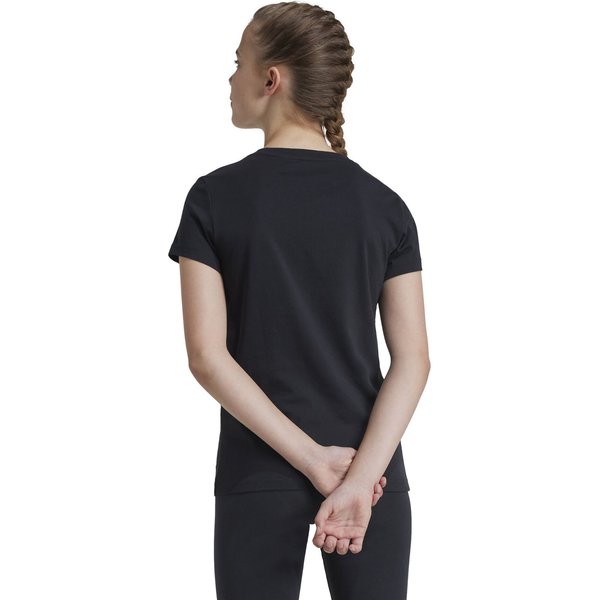 Koszulka juniorska Metallic Print Adidas - biała