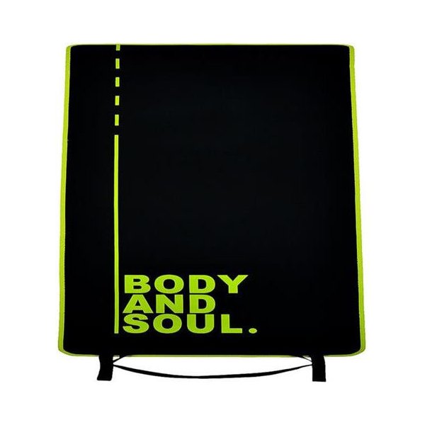 Mata do ćwiczeń, neoprenowa Body And Soul 0,6cm Profit - czarna