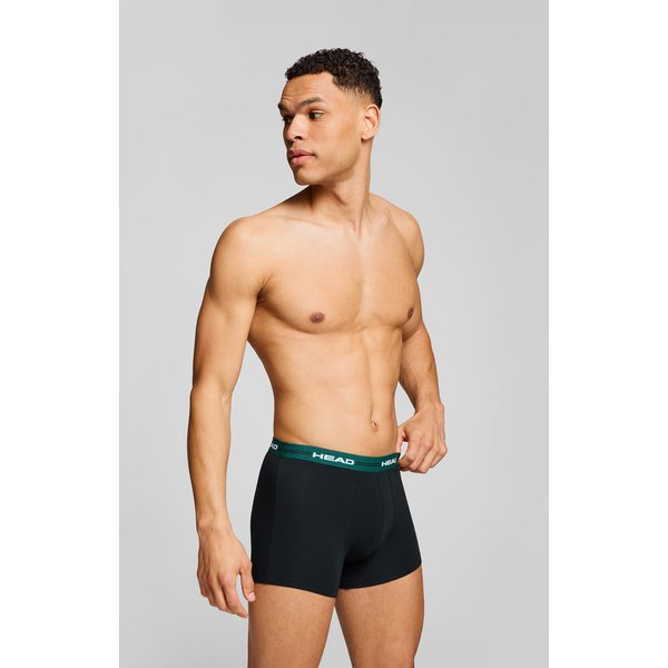 Bokserki męskie Elastic Boxer 2 pary Head - black/green
