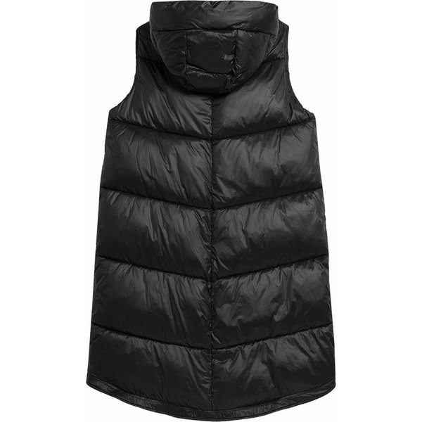 Kamizelka damska 4FAW23TVESF074 4F - głęboka czerń