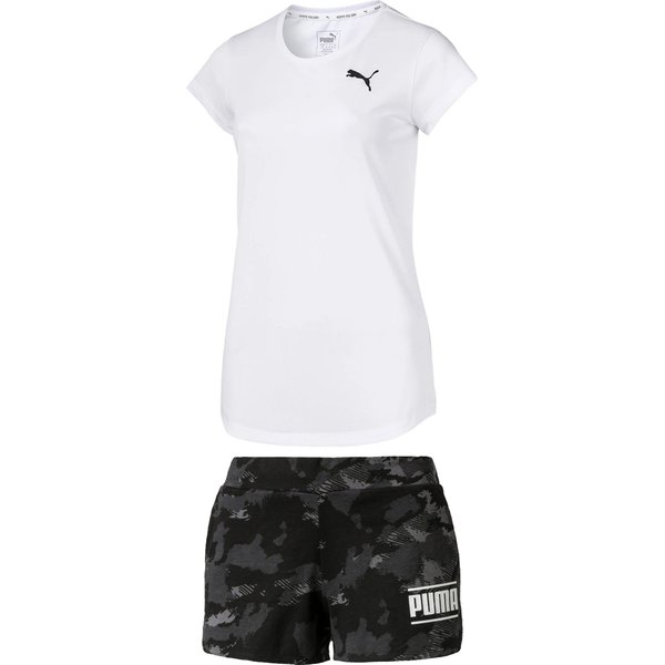 Komplet treningowy damski Camo Active Small Logo Puma