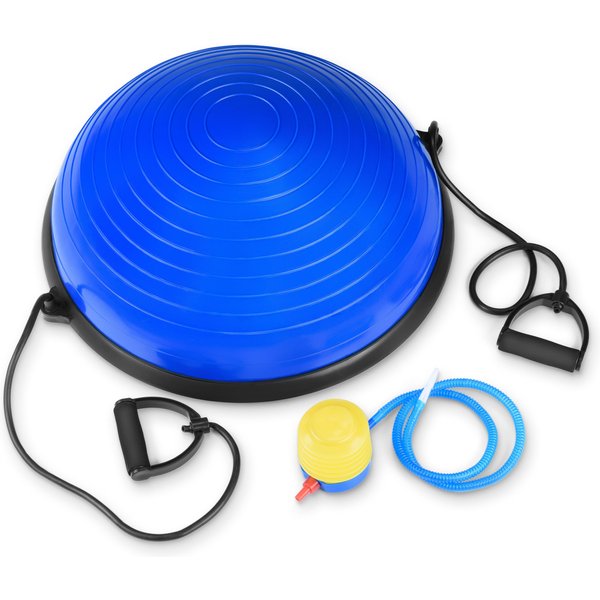 Platforma do balansowania półpiłka do ćwiczeń DualCore + pompka Gymtek