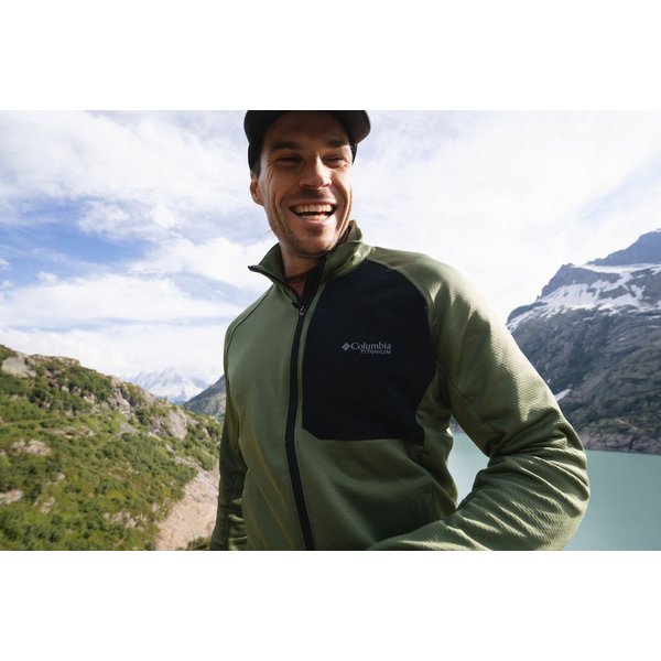 Polar męski Triple Canyon Grid Fleece FZ II Columbia - Koi/Black