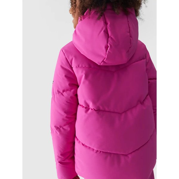 Kurtka narciarska dziewczęca TTJAF543 4F - różowy