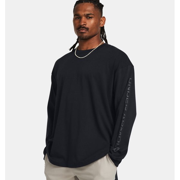 Longsleeve męski Tonal Wordmark Under Armour - Black