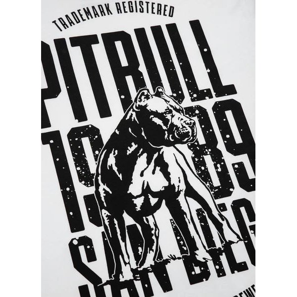 Koszulka męska San Diego Dog Pitbull West Coast - White