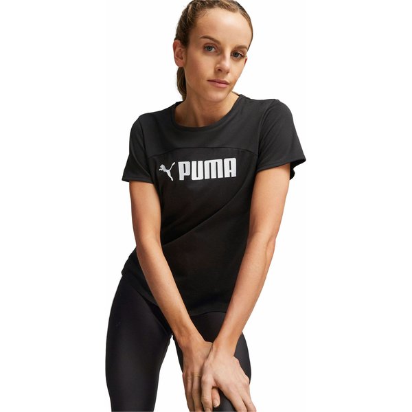 Koszulka damska Fit Logo Ultrabreathe Tee Puma - czarny