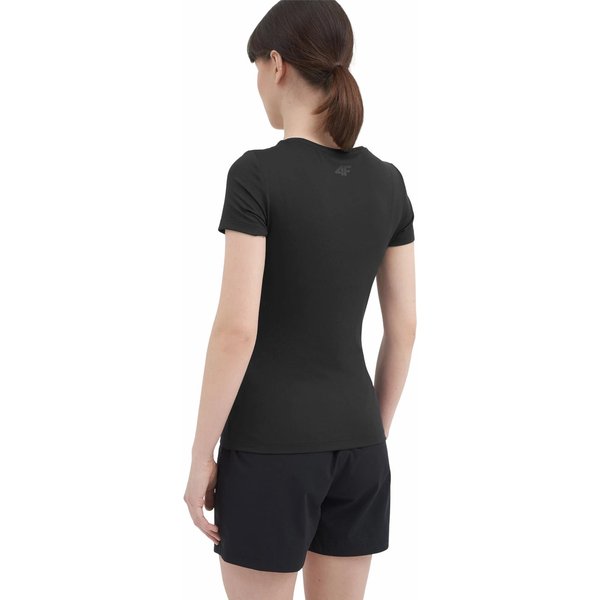 Koszulka damska 4FSS23TFTSF194 4F - czarna