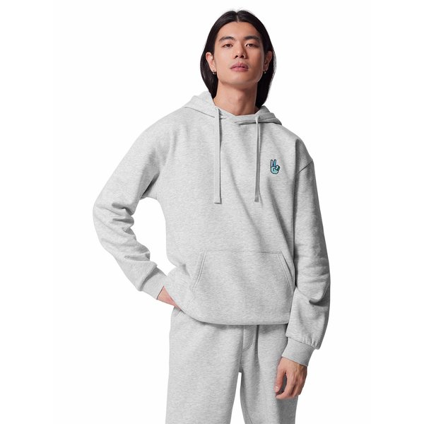 Bluza męska OTHWSS24TSWSM1165 Outhorn - chłodny jasny szary melanż