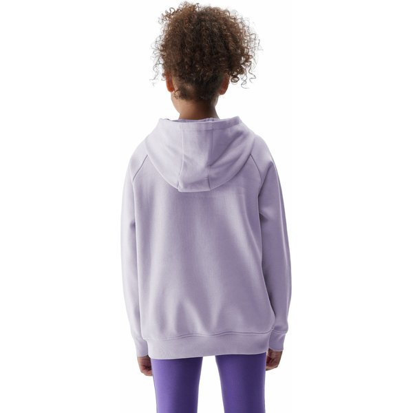 Bluza dziewczęca 4FJAW23TSWSF638 4F - jasny fiolet