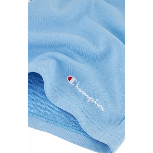 Spodenki męskie Script Logo Terry Bermuda Champion - niebieskie