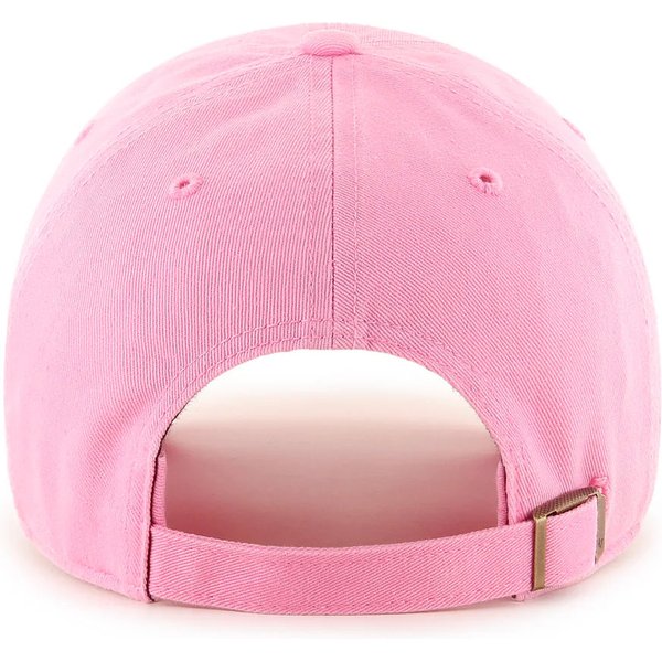 Czapka z daszkiem MLB Los Angeles Dodgers 47 Clean Up 47 Brand - różowy
