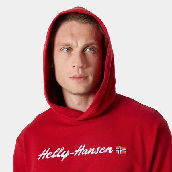 Bluza męska Core Graphic Sweat Hoodie Helly Hansen - red